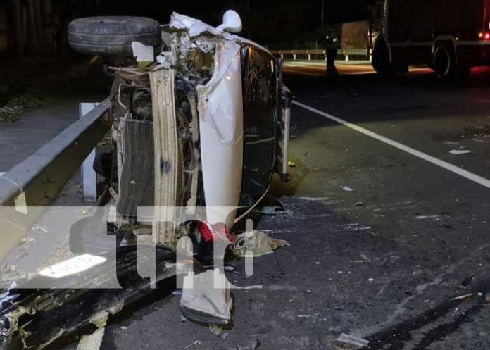 Dos personas trasladadas a un Centro Hospitalario en Managua