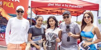 Foto: “Plan Playa” Crónica TN8 visitó balneario de Masachapa y entregó muchos premios / TN8