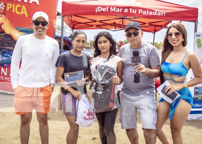 Foto: “Plan Playa” Crónica TN8 visitó balneario de Masachapa y entregó muchos premios / TN8