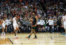 De la mano de Omier, Miami al final four de la NCAA Norchad Omier al Final Four de la NCAA