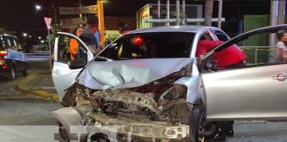 Hombre se estrella en el sector del Guanacaste, en Managua