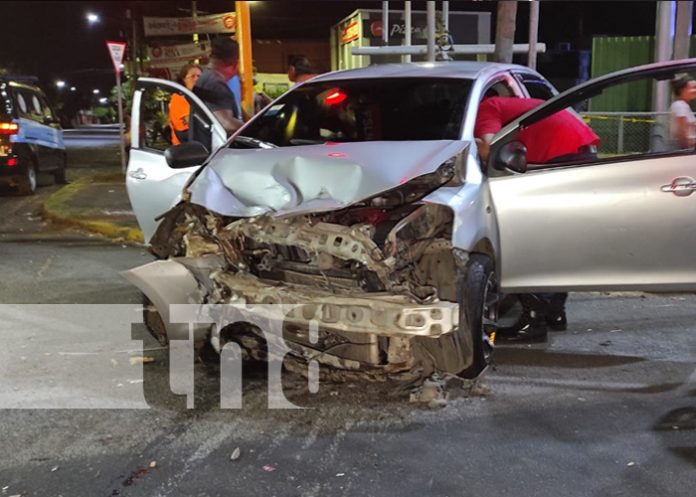 Hombre se estrella en el sector del Guanacaste, en Managua