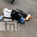 Motociclista atropella a peatón en el barrio Monseñor Lezcano en Managua Motociclista atropella a peatón en el barrio Monseñor Lezcano en Managua
