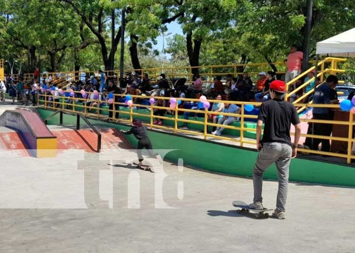 “Mi vida sin drogas sobre ruedas”: realizan tarde deportiva en parque Luis Alfonso