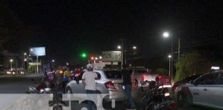 Foto: Conductor irresponsable colisiona a una mujer y a su hijo en Managua / TN8