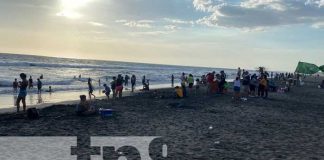 Chinandega: Playa Paso Caballo comienza a recibir veraneantes de Nicaragua