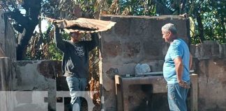 Gobierno de Diriamba llevan ayuda humanitaria a familias afectadas por un incendio