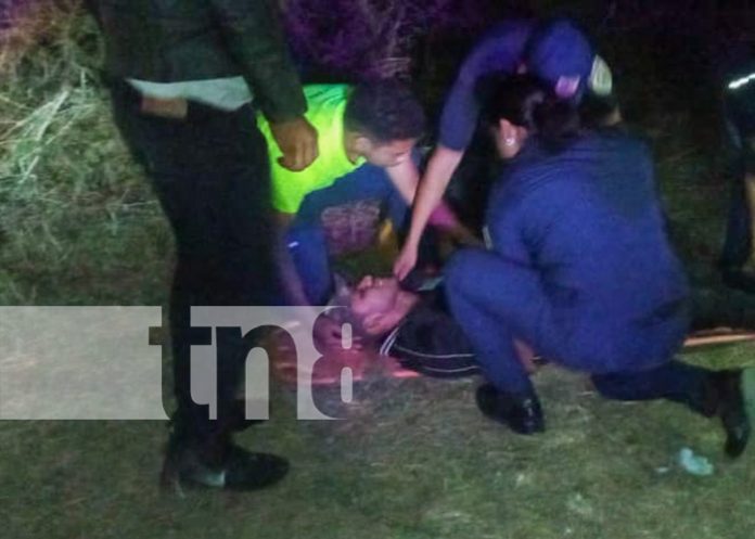 Foto: Un bache en la carretera provoca accidente de un motociclista, en Ocotal / TN8