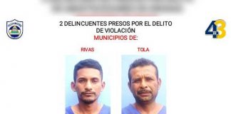 Rivas: Policía Nacional captura a doce supuestos delincuentes por delitos de peligrosidad