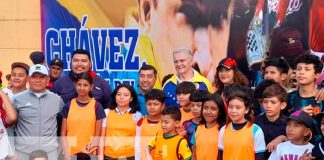 Academias deportivas de la Alcaldía de Managua rinden homenaje a Hugo Chávez