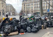 «Huelga de recolectores» deja inundadas las calles de basura en París Basura inunda calles de París por huelga de recolectores