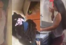 ¿Quieres ser ama de casa? Padre obliga a su hija a lavar ropa tras dejar el año ¿No quieres ser nada en la vida? Padre castiga a su hija