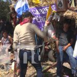 Entrega de paquetes alimenticios en Rivas