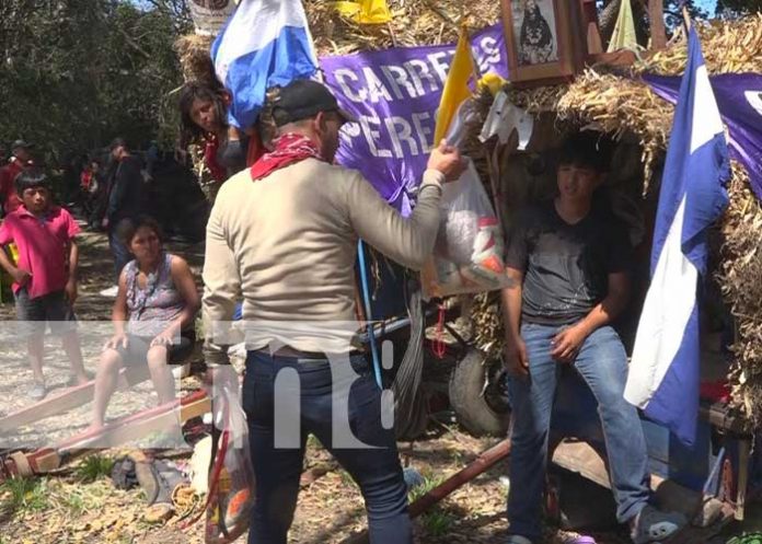 NOTA3 Entrega de paquetes alimenticios en Rivas