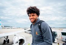 Norchad Omier viaja con Miami a la locura de marzo norchad, omier, miami, hurricanes, baloncesto,