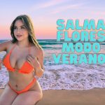 Foto: Salma Flores disfrutando del verano