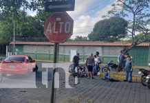 Foto: Accidente de tránsito en sector de la Clínica Don Bosco, Managua / TN8