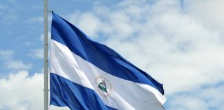 Foto: Bandera de Nicaragua