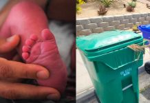 «Mala madre» abandona a su bebé en el basurero de una gasolinera en California Bebé recién nacido abandonado en una gasolinera de California
