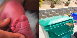 Bebé recién nacido abandonado en una gasolinera de California