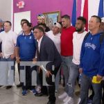 Dan la bienvenida a la selección de Nicaragua tras el Clásico Mundial de Béisbol Foto: Bienvenida a la Selección de Béisbol de Nicaragua tras el Clásico Mundial de Béisbol / TN8