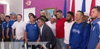 Foto: Bienvenida a la Selección de Béisbol de Nicaragua tras el Clásico Mundial de Béisbol / TN8