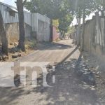 Alcaldía de Managua ejecuta seis cuadras de pavimento en el barrio Óscar Turcios Foto: Nuevas calles en el barrio Óscar Turcios, Managua / TN8