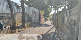 Foto: Nuevas calles en el barrio Óscar Turcios, Managua / TN8