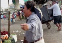 «¡Vas a morir de cáncer!»: Pleito con un dizque predicador en Masaya (VIDEO) Foto: Dizque predicador tirando maldiciones en Masaya