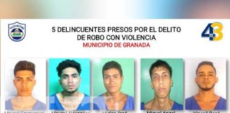 Foto: Captura de asaltantes por parte de la Policía en Granada y Juigalpa / TN8