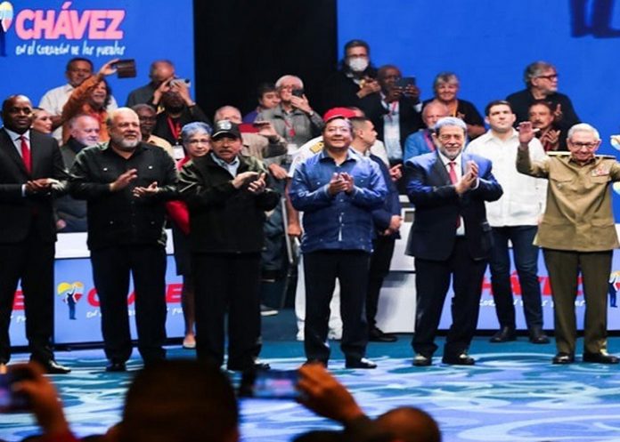 chavez Presidente Daniel Ortega, en homenaje al Comandante Hugo Chávez: