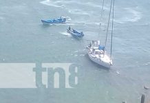 «Chirizos» del susto cuatro cheles al quedar a la deriva en San Juan del Sur Foto: Rescate de cuatro extranjeros que quedaron a la derevia en San Juan del Sur / TN8