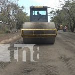 Inicia histórica construcción de carretera de concreto hidráulico en Ometepe Foto: Construcción de carretera de concreto hidráulico en Ometepe / TN8