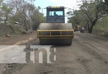 Inicia histórica construcción de carretera de concreto hidráulico en Ometepe Foto: Construcción de carretera de concreto hidráulico en Ometepe / TN8