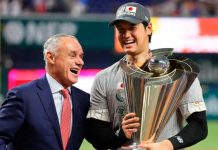 Shohei Ohtani el peloterio estrella de El Clásico Mundial de Béisbol/ Foto Referencia