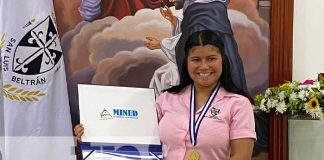 Foto: Luz Vásquez, destacada profesora de Chinandega / TN8