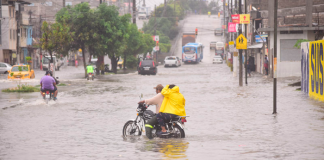 Foto: Fuertes tormentas invernales provocan inundaciones en Guayaquil, Ecuador /Cortesía