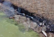 Al menos tres heridos dejó el descarrilamiento de un tren en West Virginia Al menos tres heridos dejó el descarrilamiento de un tren en West Virginia