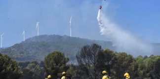 Más de 100 incendios forestales se devoran las regiones noreste de España