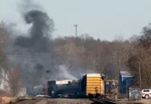 Se descarriló otro tren con sustancias peligrosas sembrando el terror en Arizona Se descarriló otro tren con sustancias peligrosas sembrando el terror en Arizona