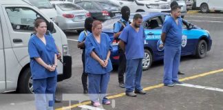 Foto: Captura de estafadores en Managua / TN8