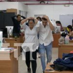 Con calma y orden, TN8 se sumó al 1er Ejercicio Nacional Multiamenazas 2023 Foto: Ejercicio Multiamenzas 2023 desde las instalaciones de TN8 / TN8