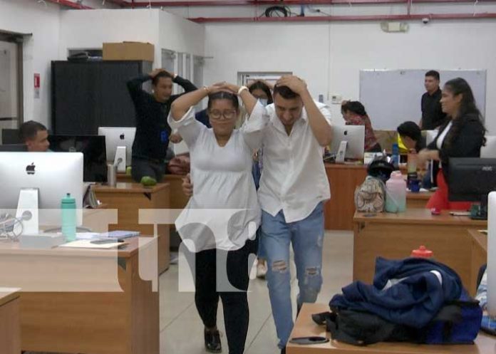 Foto: Ejercicio Multiamenzas 2023 desde las instalaciones de TN8 / TN8