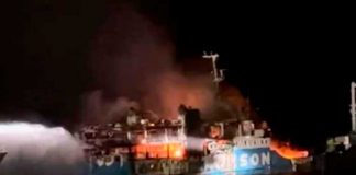 En Filipinas murieron 31 personas carbonizadas durante un incendio en un ferri