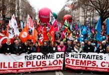 Varias ciudades de Francia continúan con marchas contra la reforma de pensiones