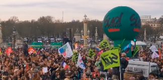 Protestas por la reforma de pensiones en Francia dejó a más de 300 detenidos