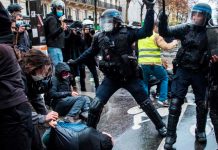 Protestas en contra reforma de pensiones en Francia dejan más de 200 detenidos Protestas en contra reforma de pensiones en Francia dejan más de 200 detenidos