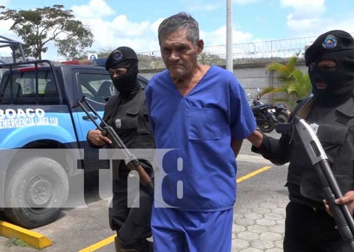 Foto: Policía Nacional presenta al hombre que mató a su madre en Boaco / TN8