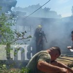 Arde vivienda del barrio Isaías Gómez, Managua