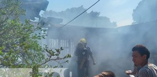 Arde vivienda del barrio Isaías Gómez, Managua
